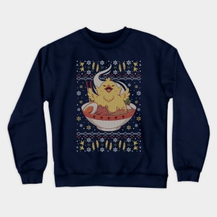 Fat Chocobo Ramen Christmas Crewneck Sweatshirt